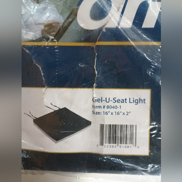 New Drive Seating Concepts Gel-U-Seat  Wheelchair Cushion - Picture 4 of 7